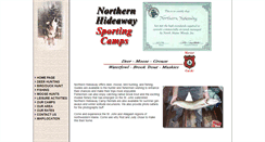 Desktop Screenshot of northernhideawaysportingcamps.com
